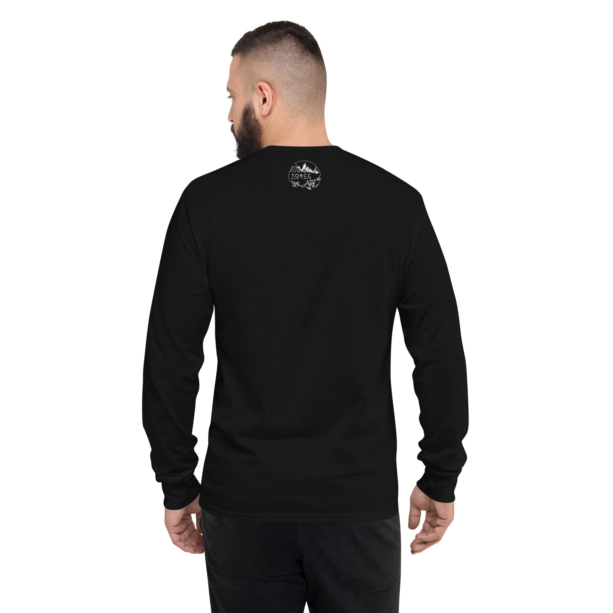 "Brother To Bride" Bold Sword Fitted Long Sleeve T-Shirt
