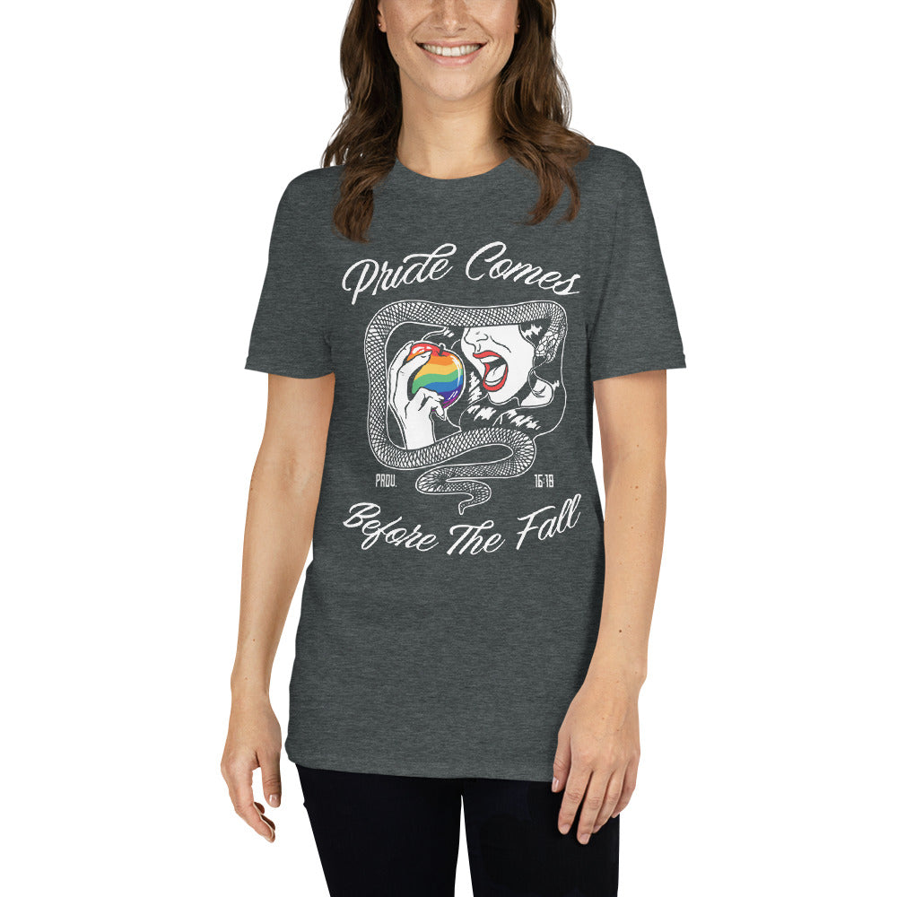 "Pride Comes Before The Fall." (Eve) - Women’s T-Shirt