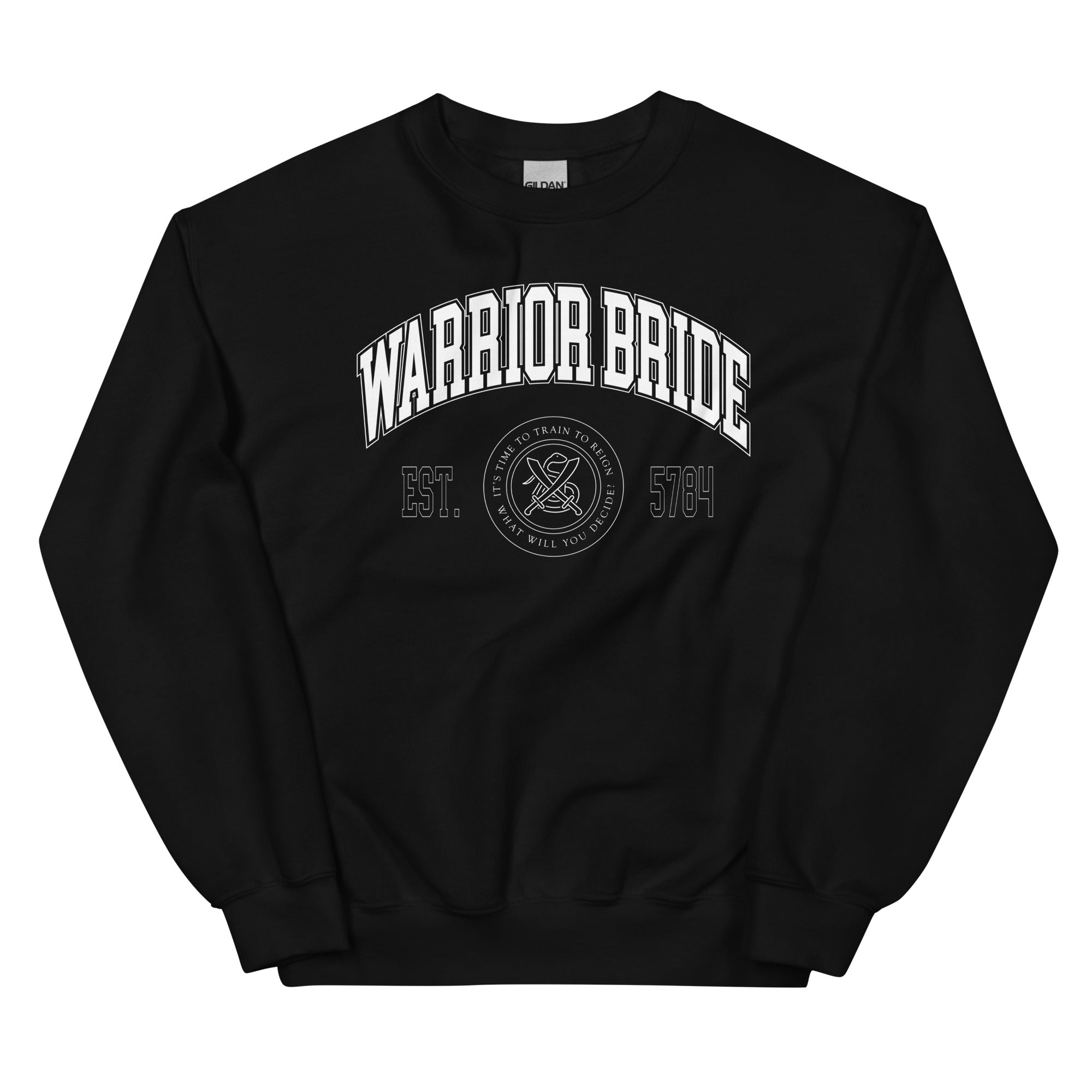 "Warrior Bride" College Crewneck Sweater