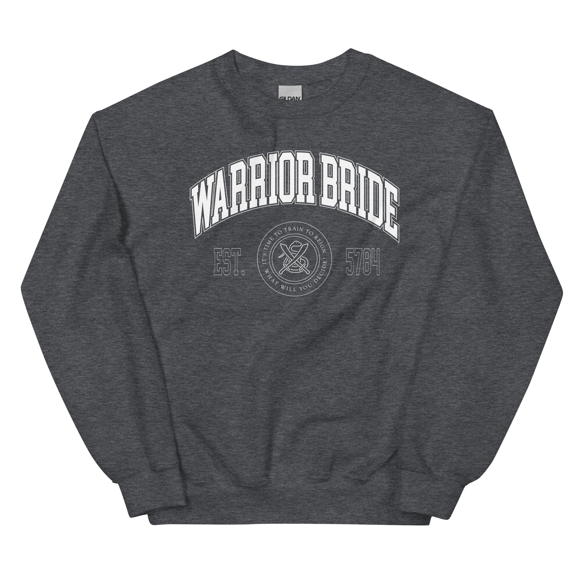 "Warrior Bride" College Crewneck Sweater
