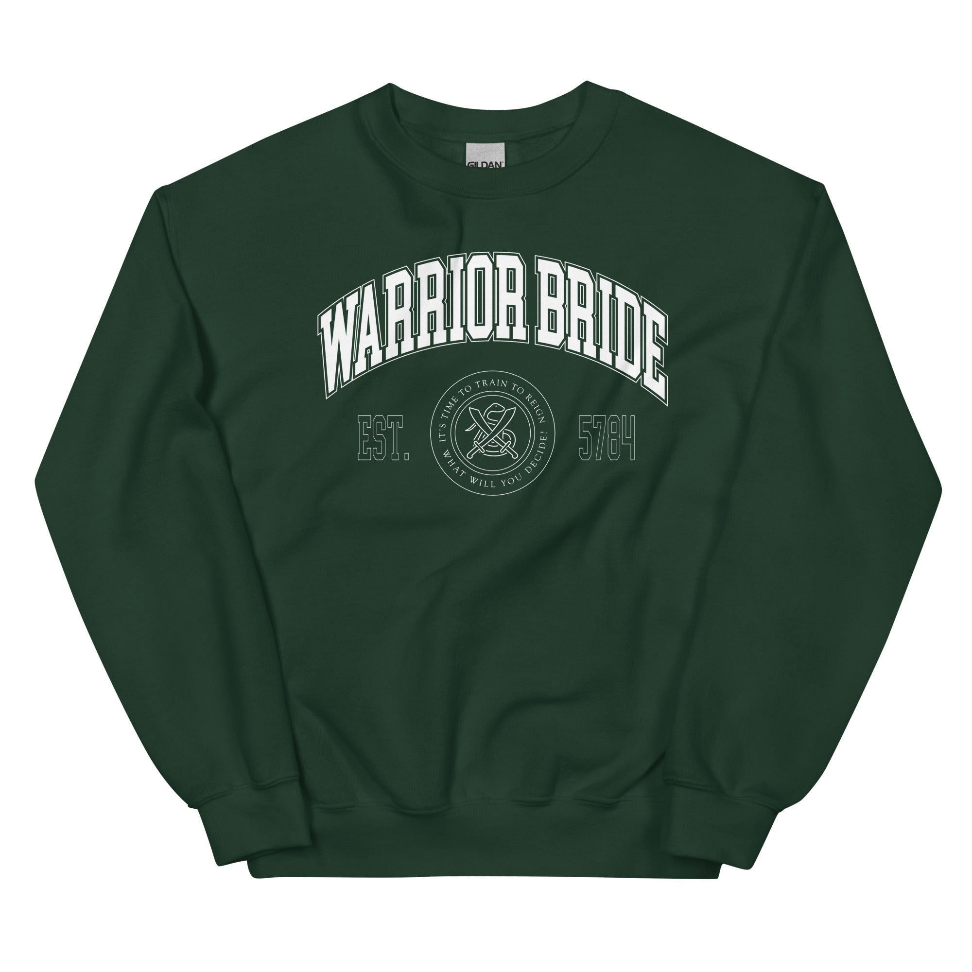 "Warrior Bride" College Crewneck Sweater