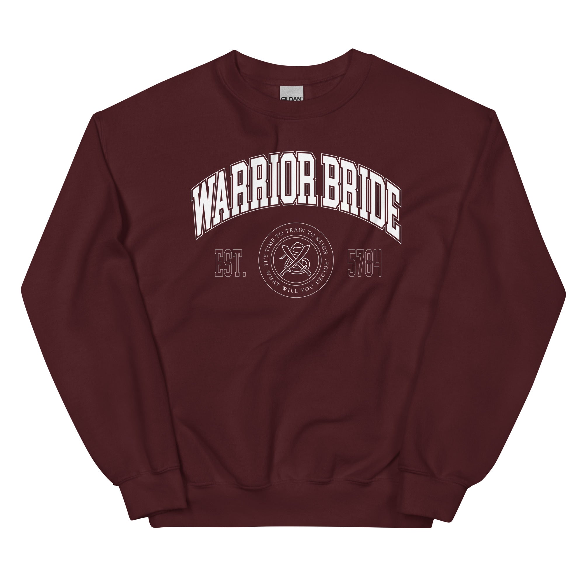 "Warrior Bride" College Crewneck Sweater