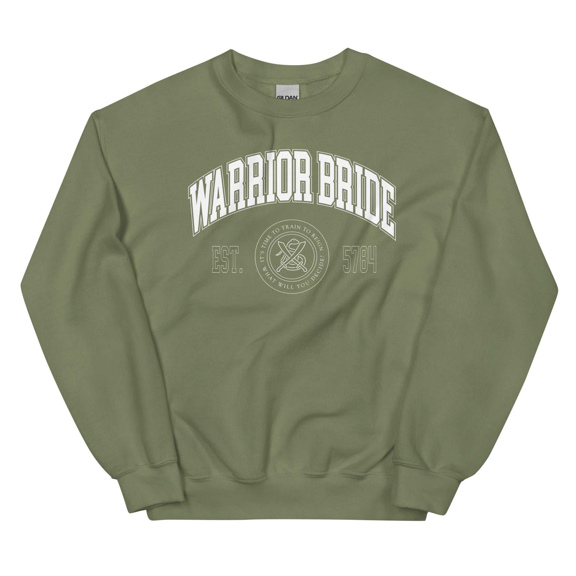 "Warrior Bride" College Crewneck Sweater