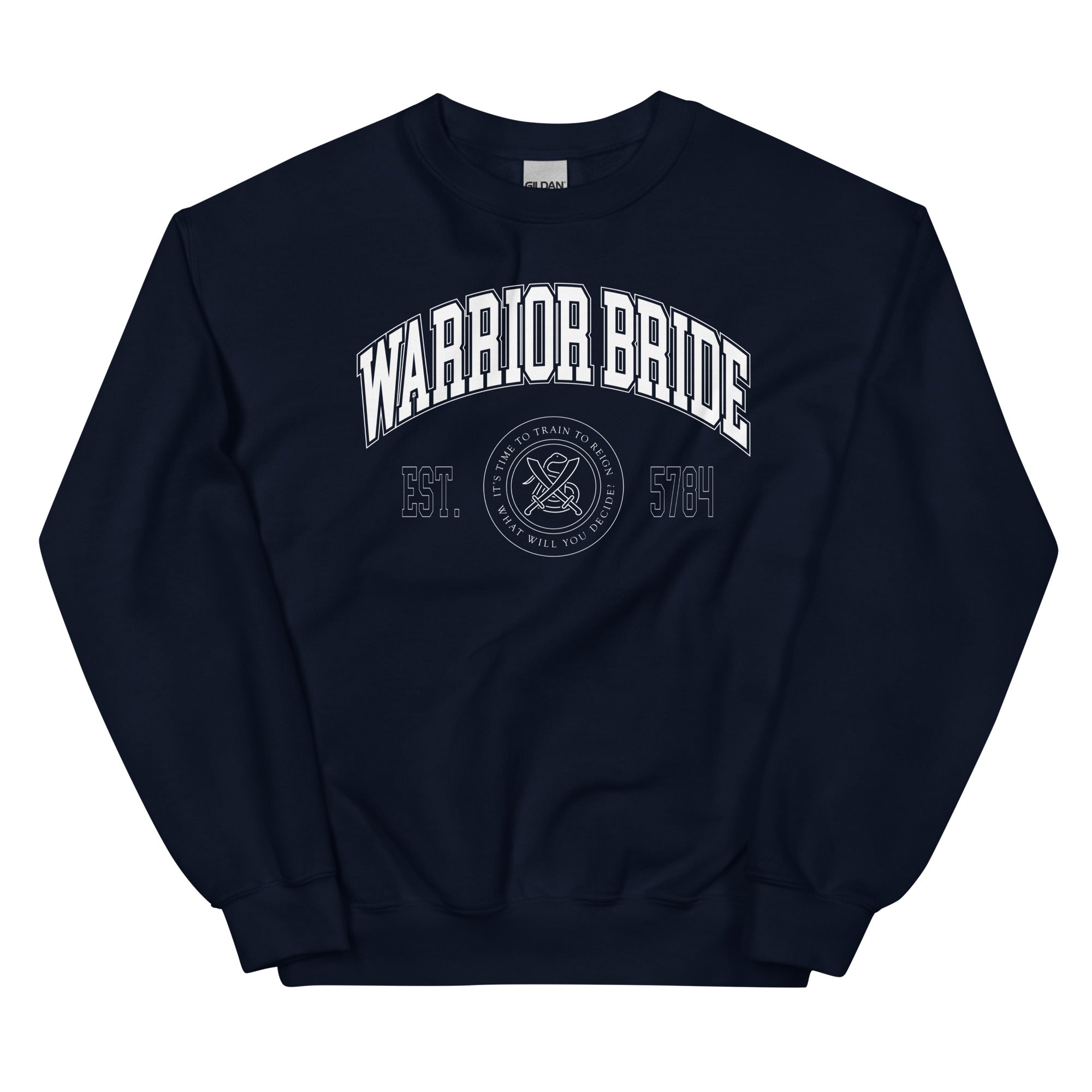 "Warrior Bride" College Crewneck Sweater