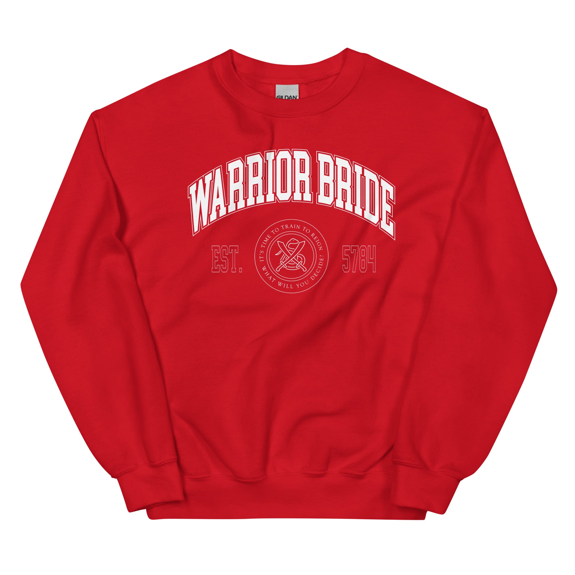 "Warrior Bride" College Crewneck Sweater