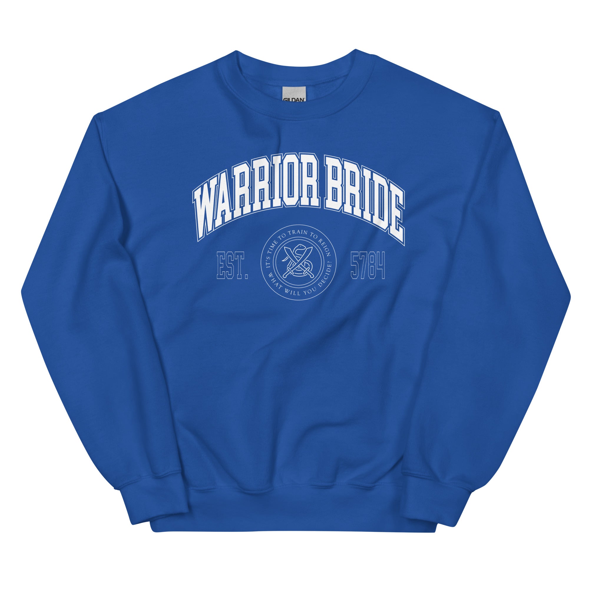 "Warrior Bride" College Crewneck Sweater