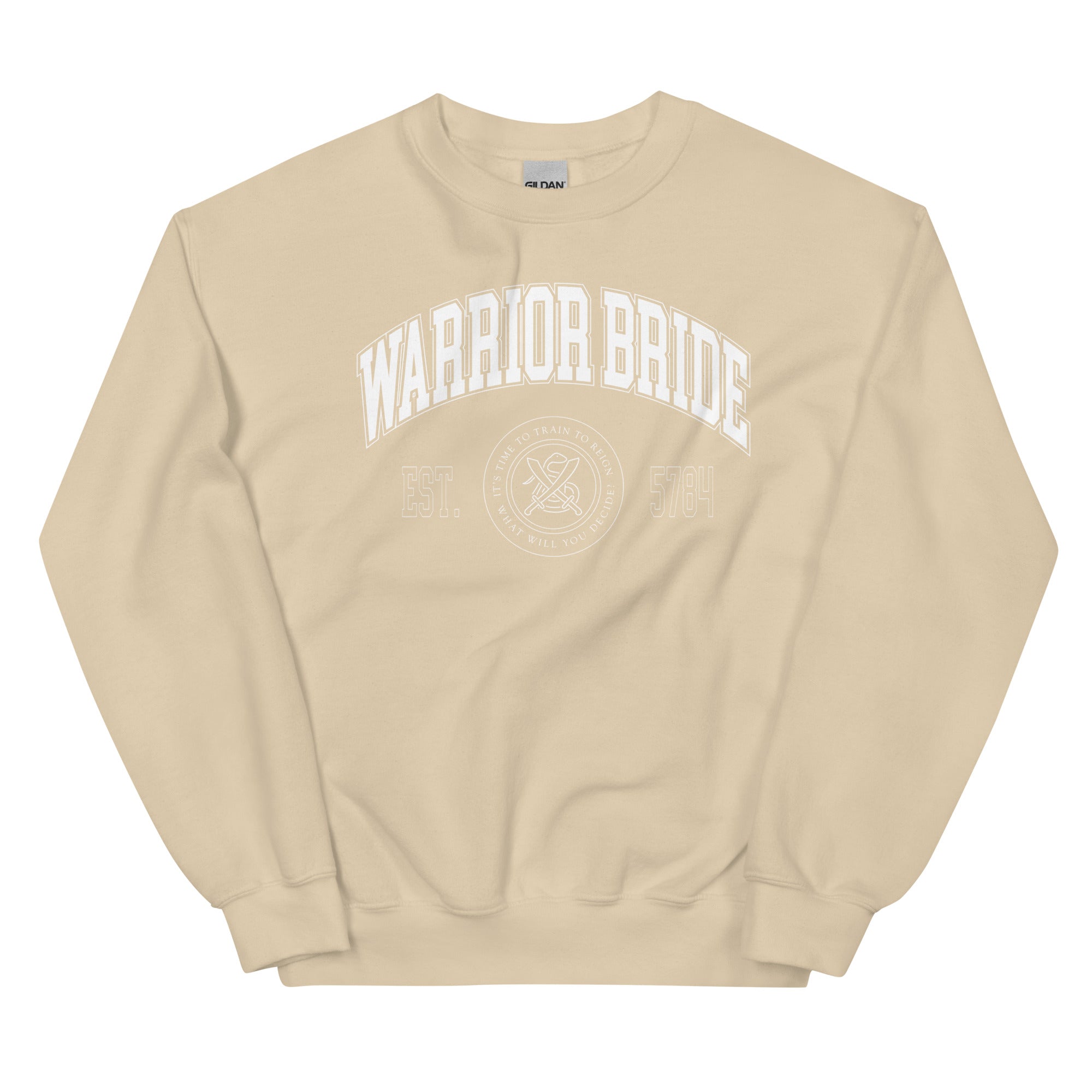 "Warrior Bride" College Crewneck Sweater