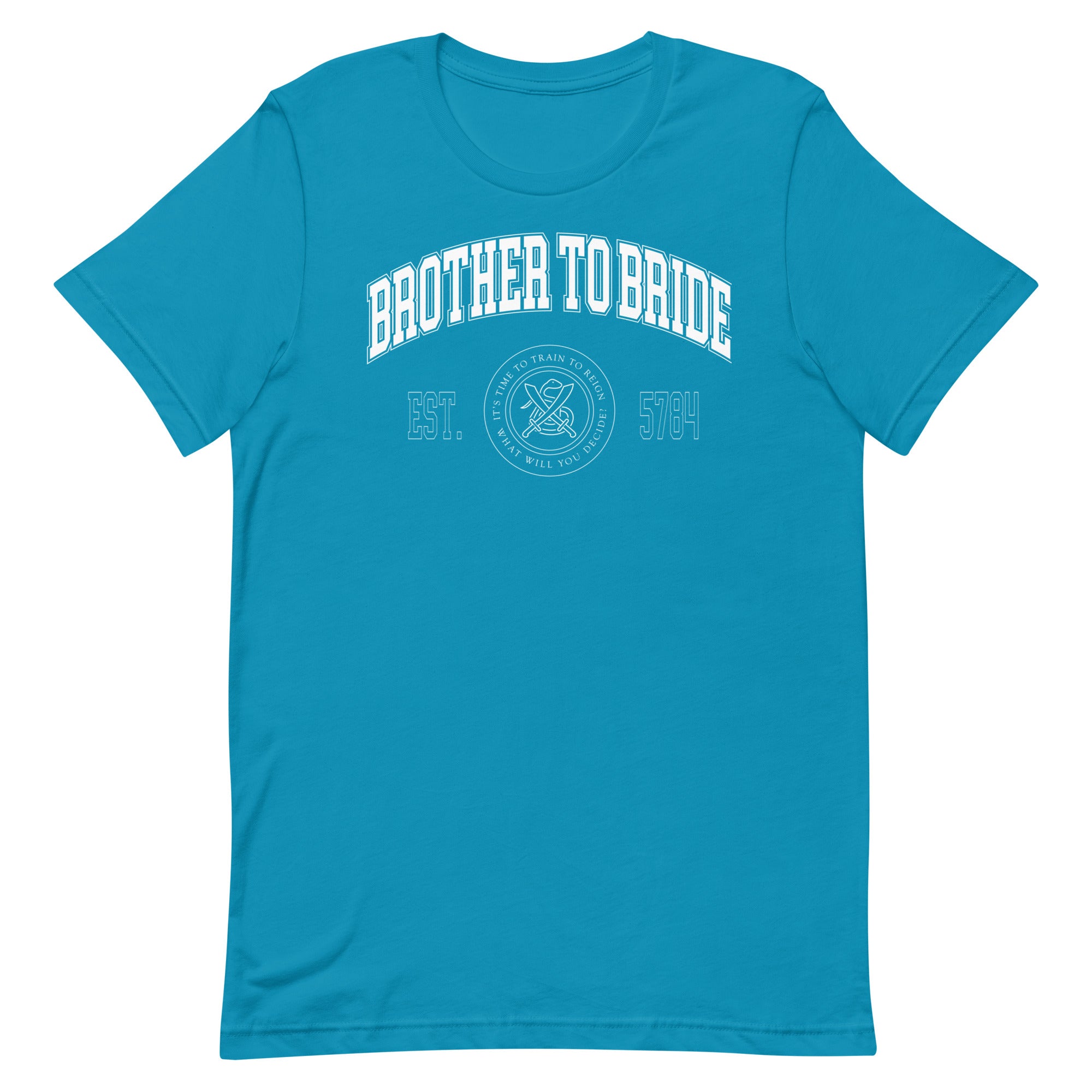"Brother To Bride" Collegiate Unisex T-Shirt