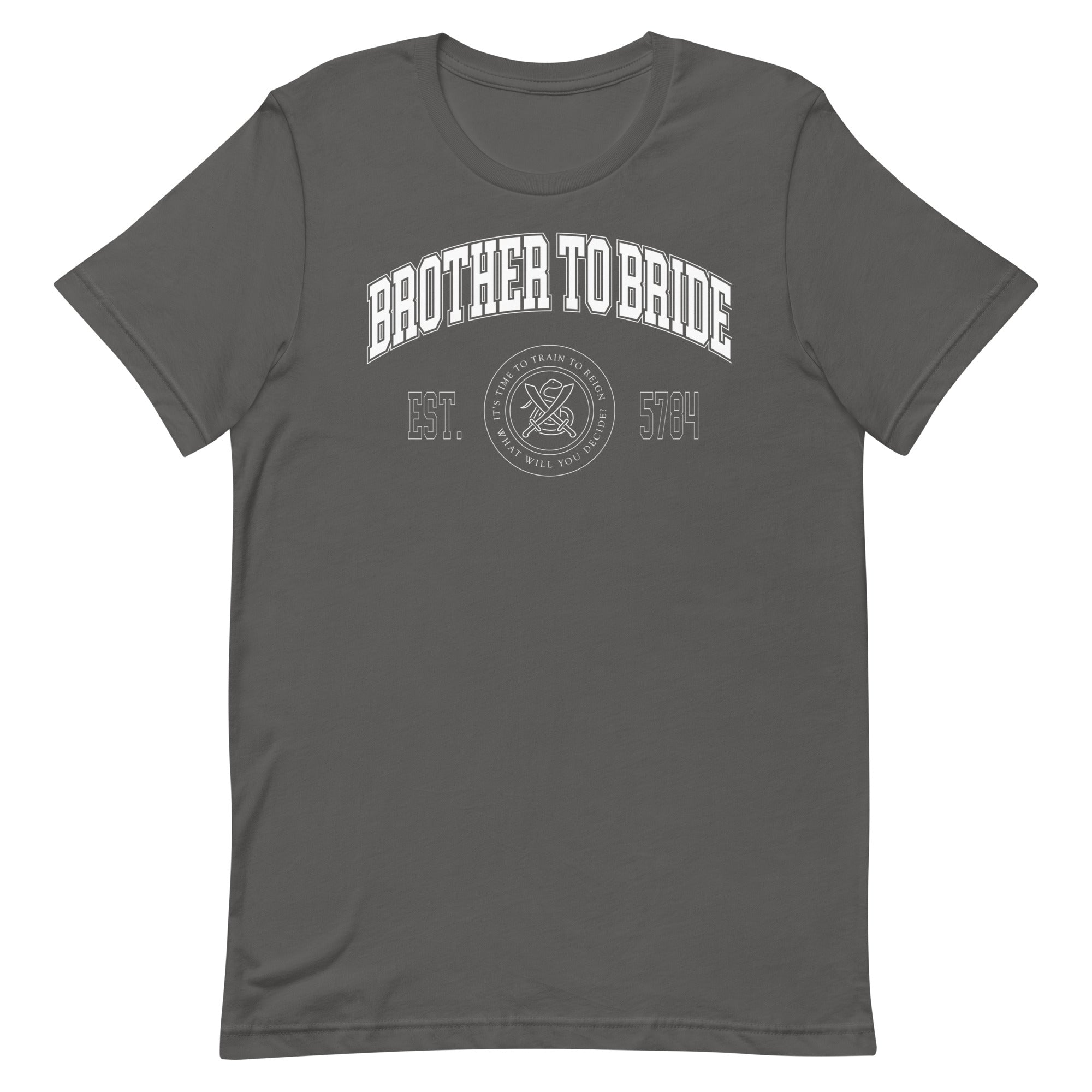 "Brother To Bride" Collegiate Unisex T-Shirt