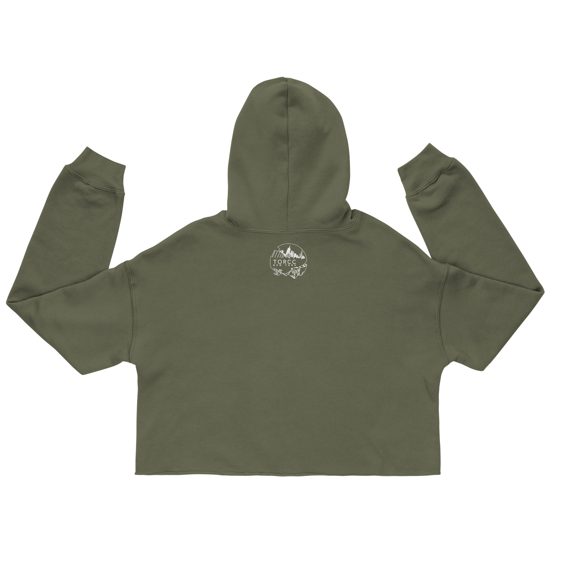 "Warrior Bride" Collegiate Crop Hoodie