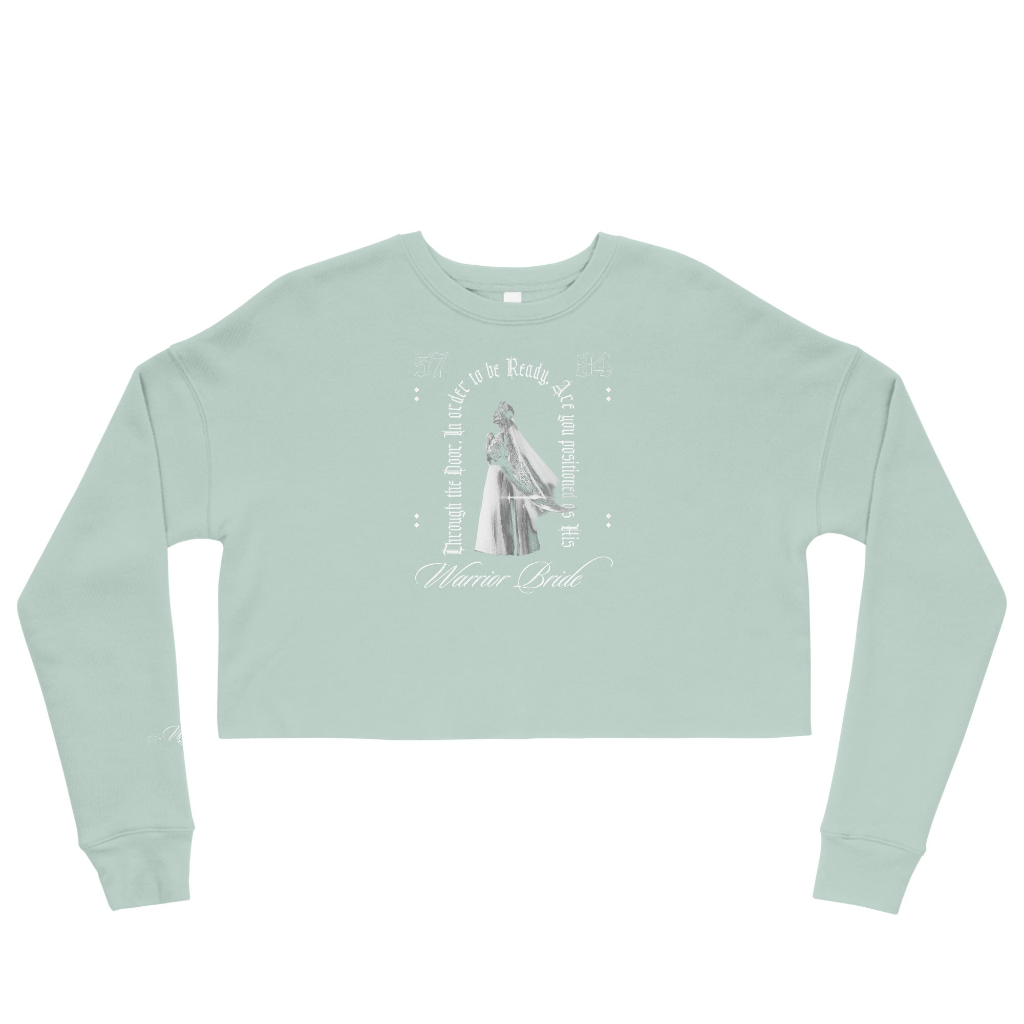 "Warrior Bride" Doorway Crop Sweatshirt