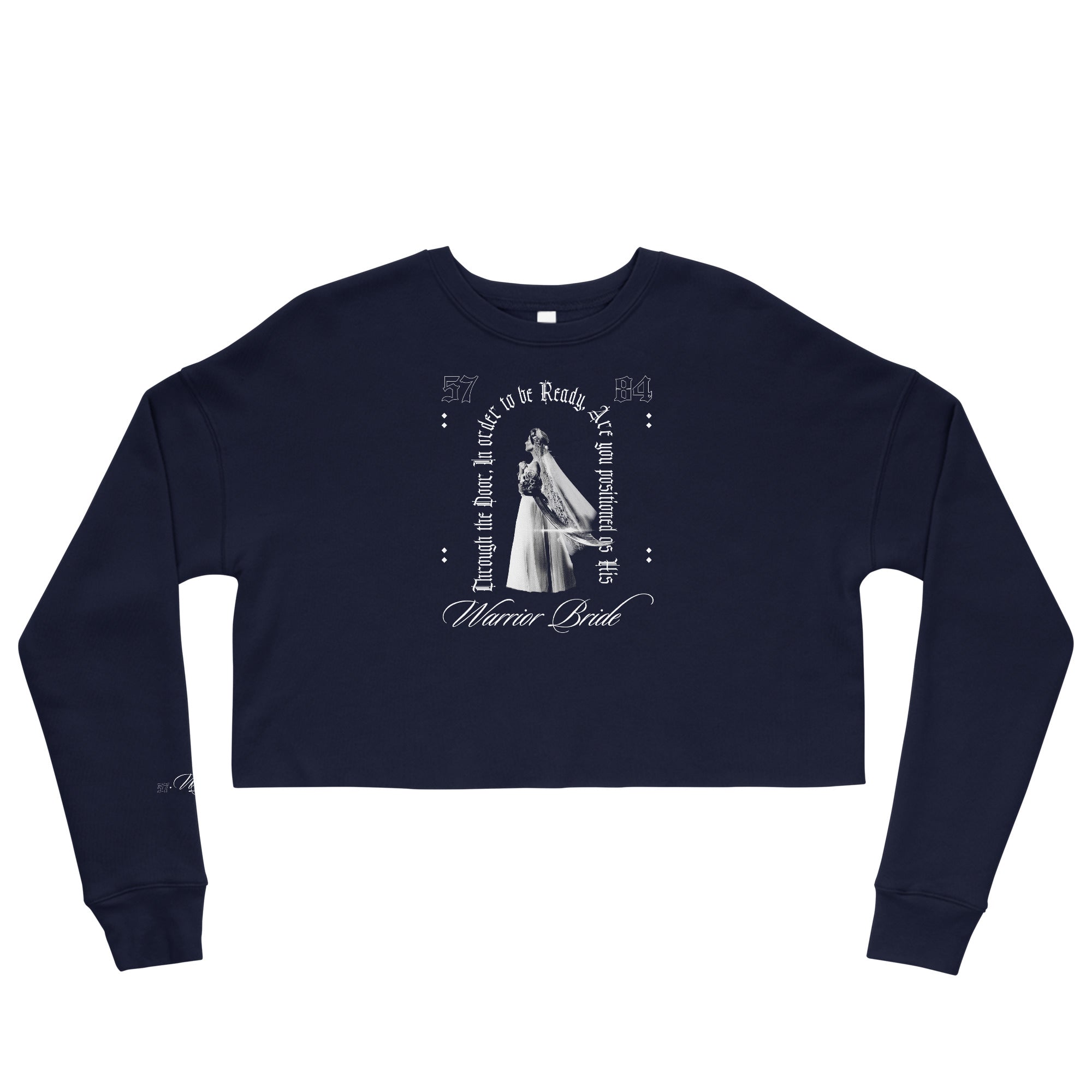 "Warrior Bride" Doorway Crop Sweatshirt