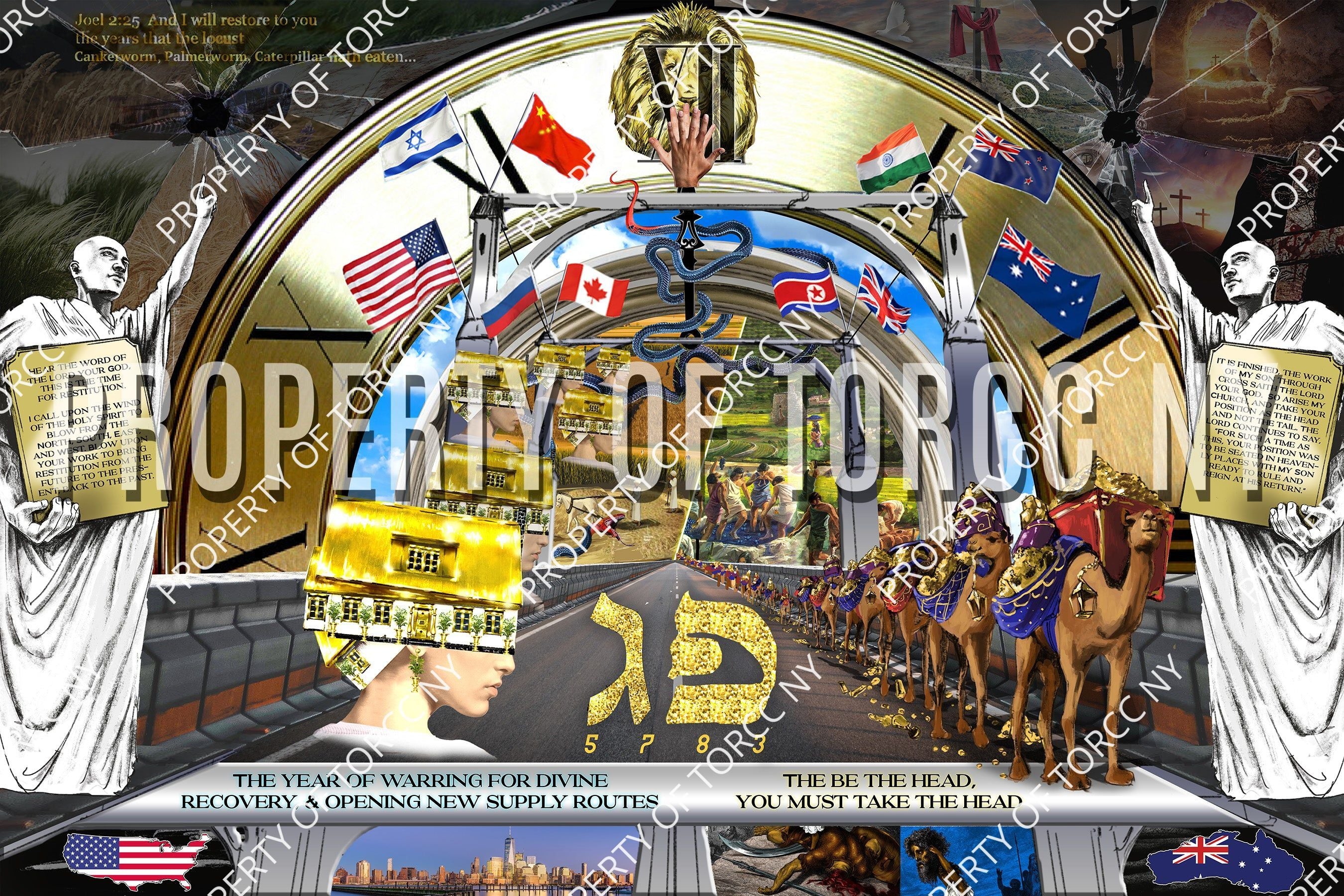 Season Casting 2023 "The Year Of Warring For Divine Recovery; The Head & Not The Tail!" Prophetic Picture
