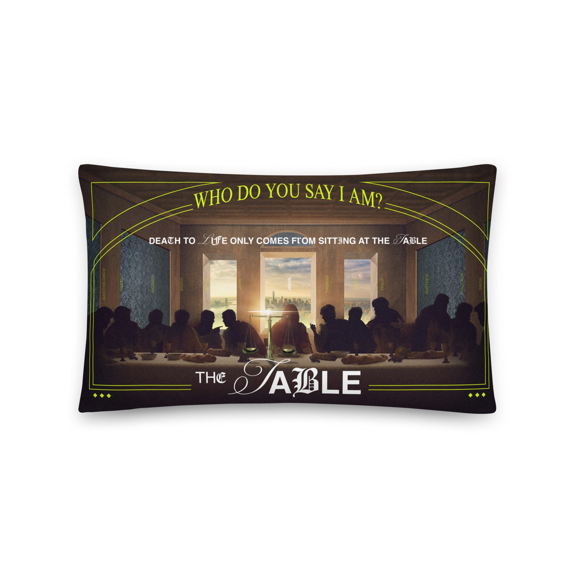 The Table Poster Pillow