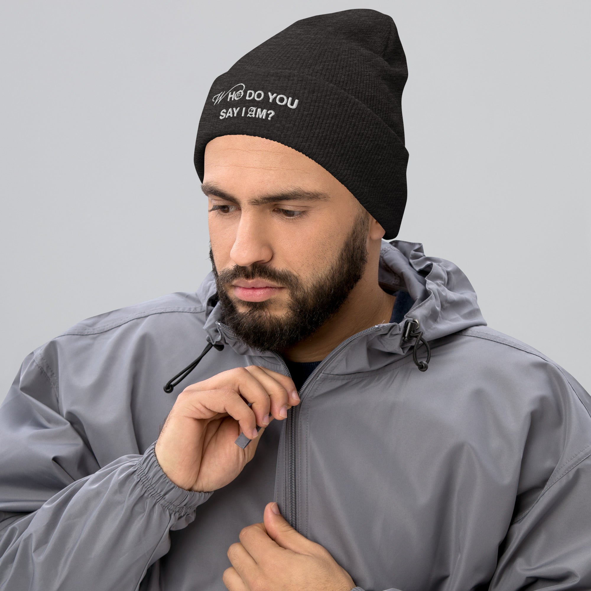 "Who Do You Say I Am?" | Cuffed Beanie - Unisex