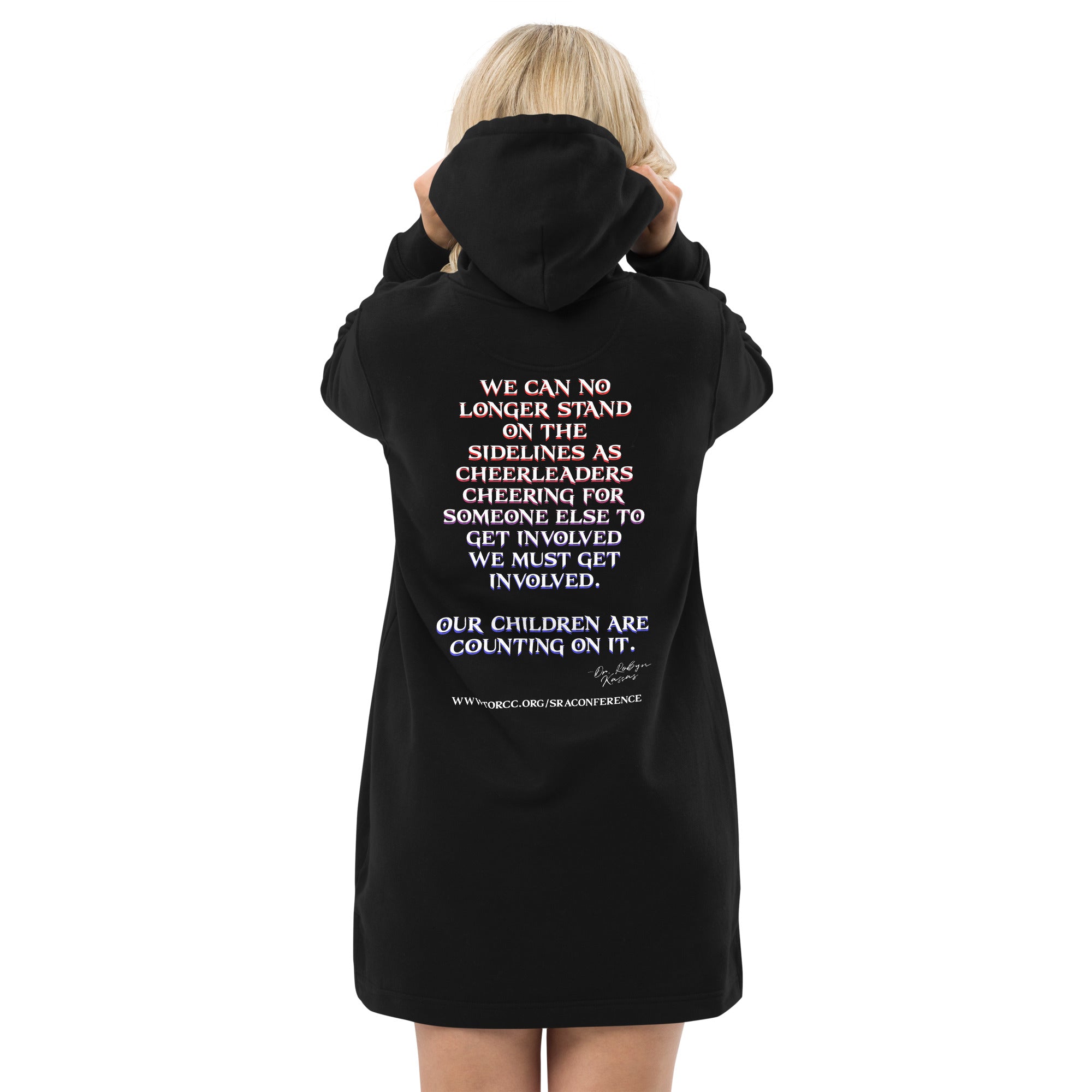 "Not On My Watch" - SRA Statement Women's Hoodie Dress