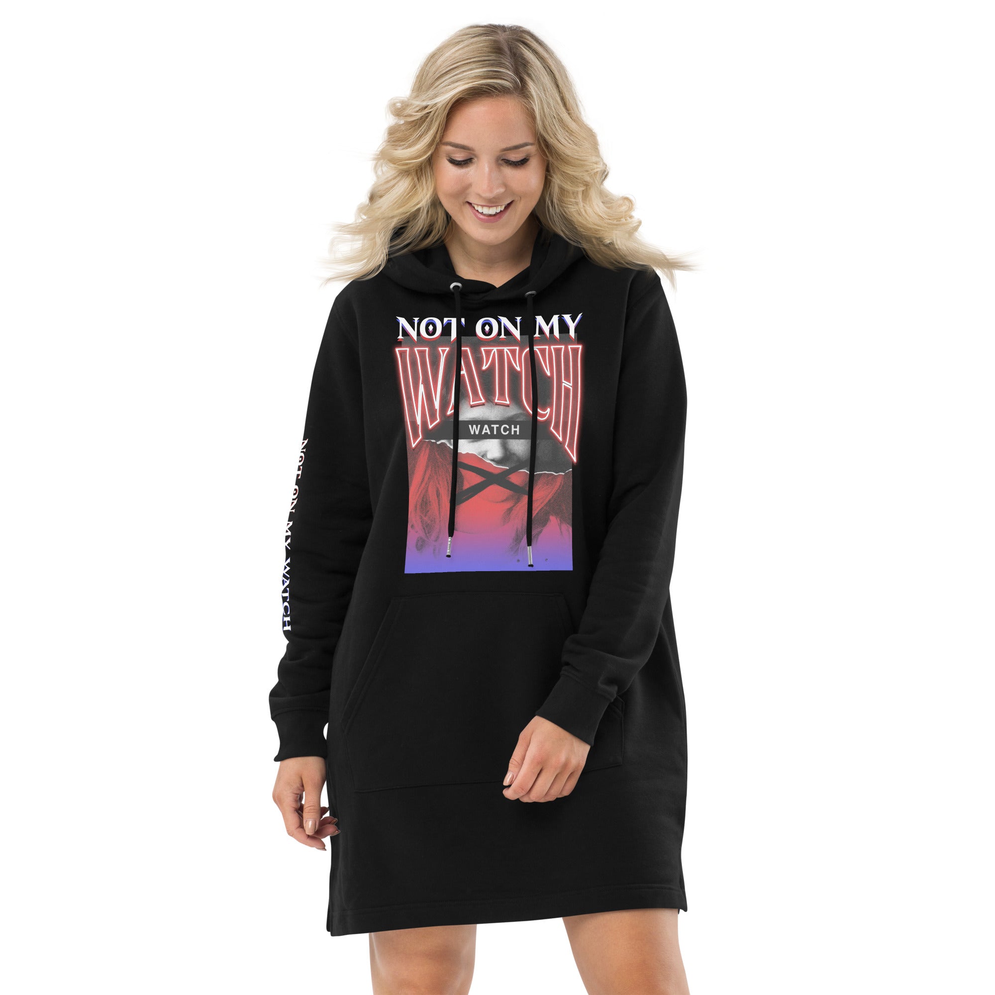 "Not On My Watch" - SRA Statement Women's Hoodie Dress