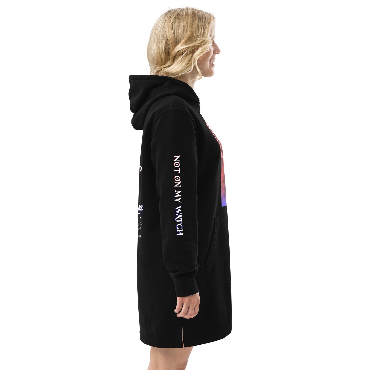 "Not On My Watch" - SRA Statement Women's Hoodie Dress