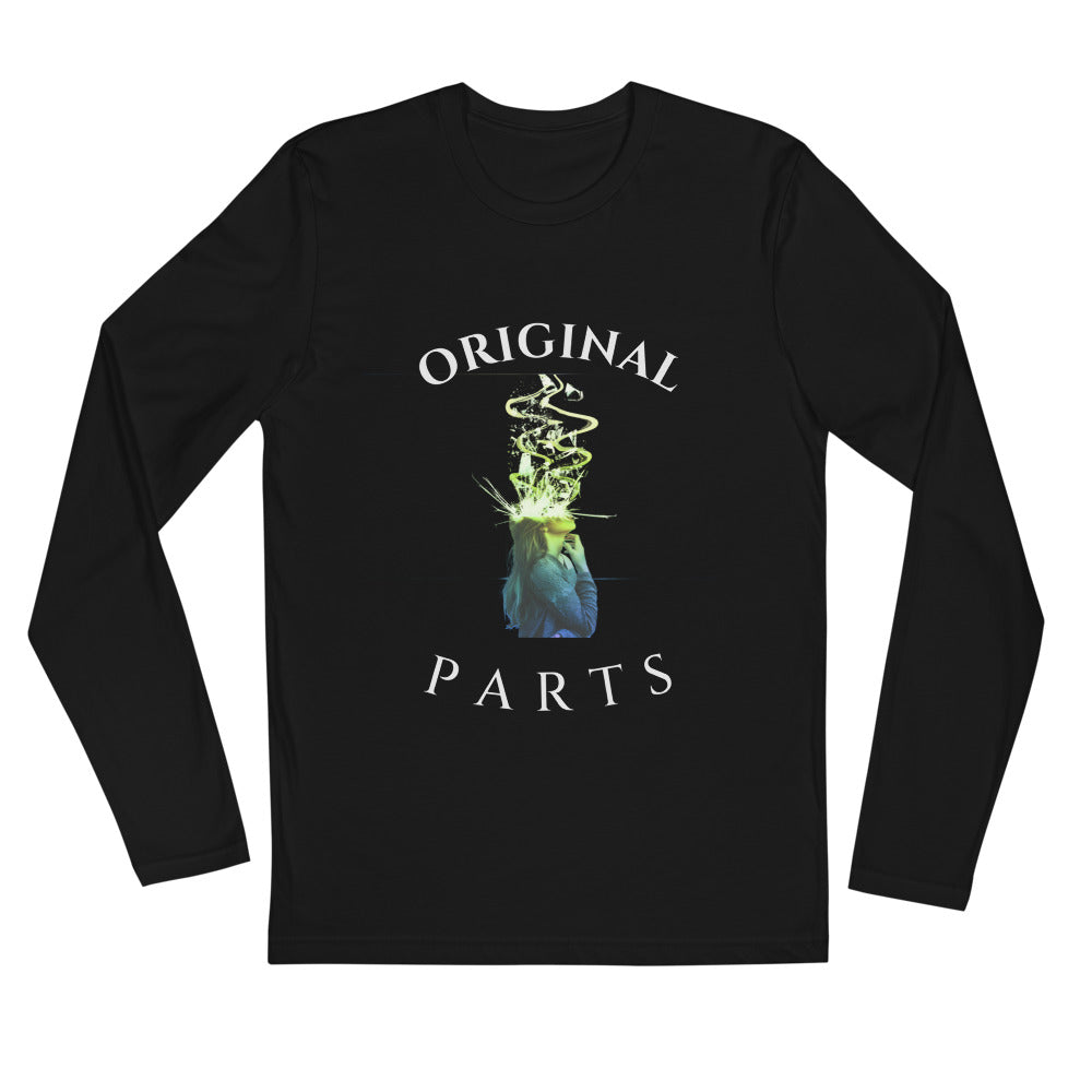 "Original Parts" - Long Sleeve Fitted Crew