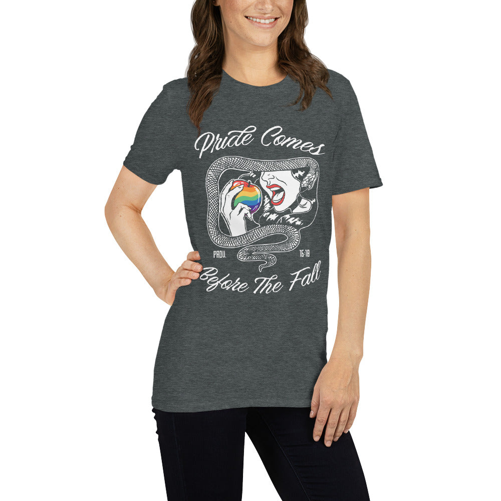"Pride Comes Before The Fall." (Eve) - Women’s T-Shirt
