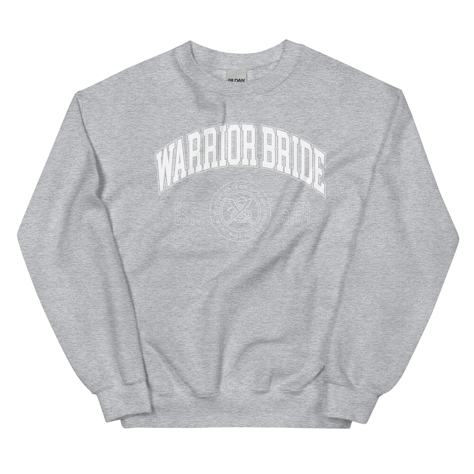 "Warrior Bride" College Crewneck Sweater