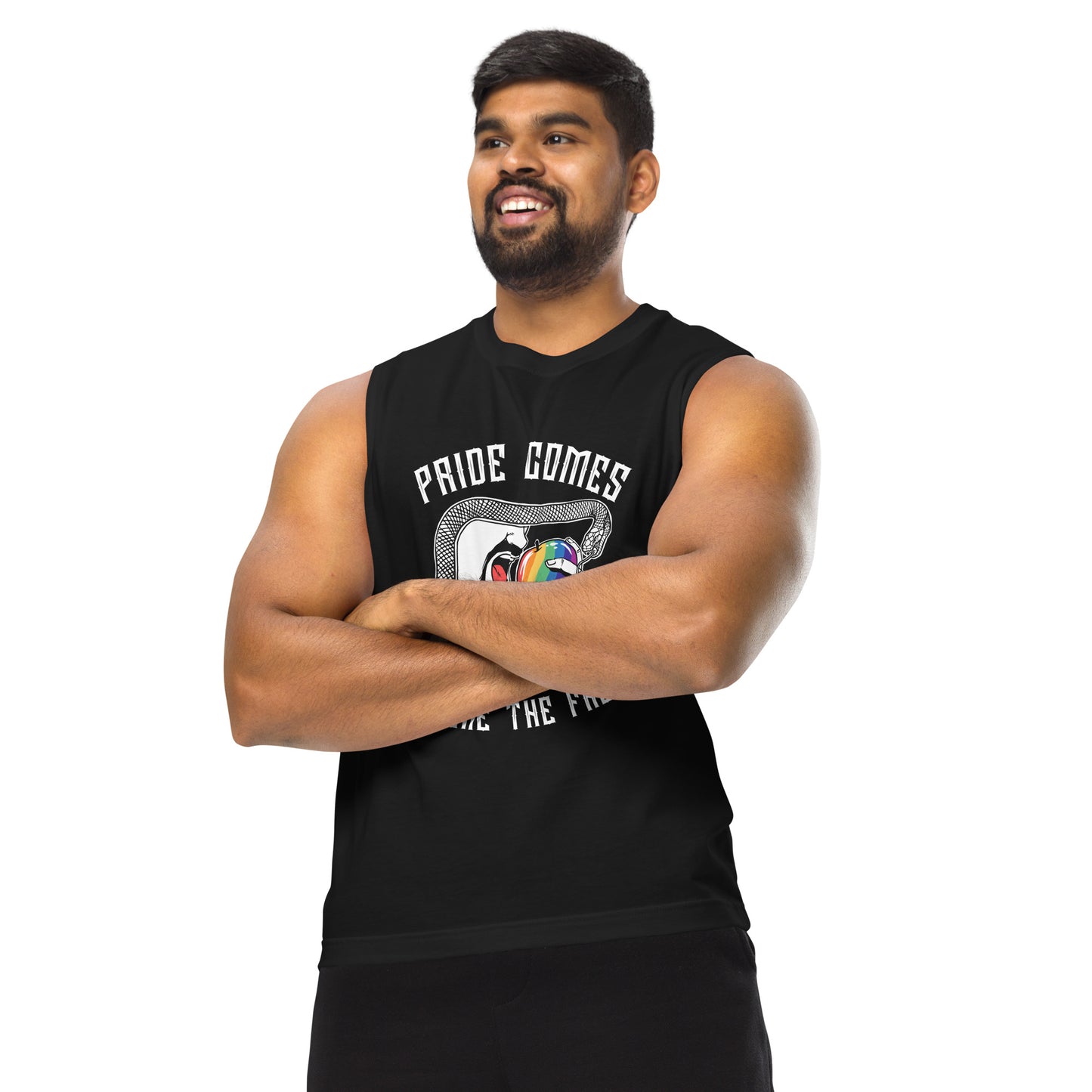 "Pride Comes Before The Fall." (Adam) - Men's Muscle Shirt