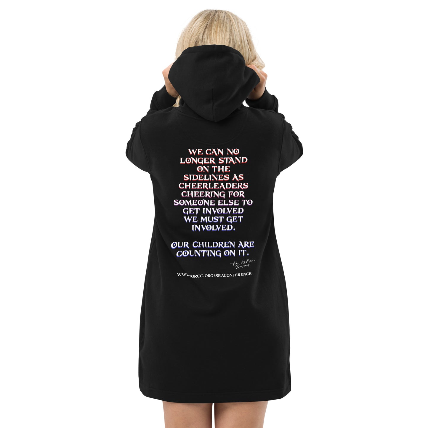 "Not On My Watch" - SRA Statement Women's Hoodie Dress