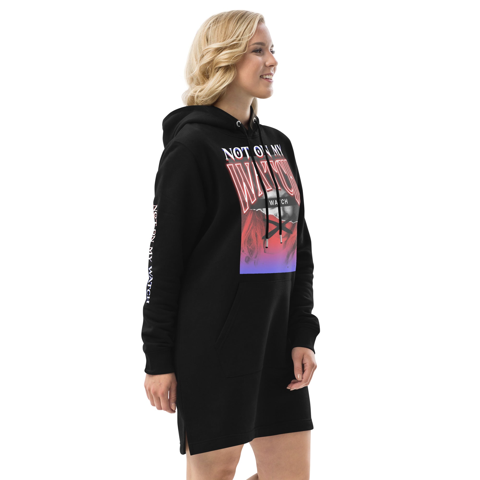 "Not On My Watch" - SRA Statement Women's Hoodie Dress