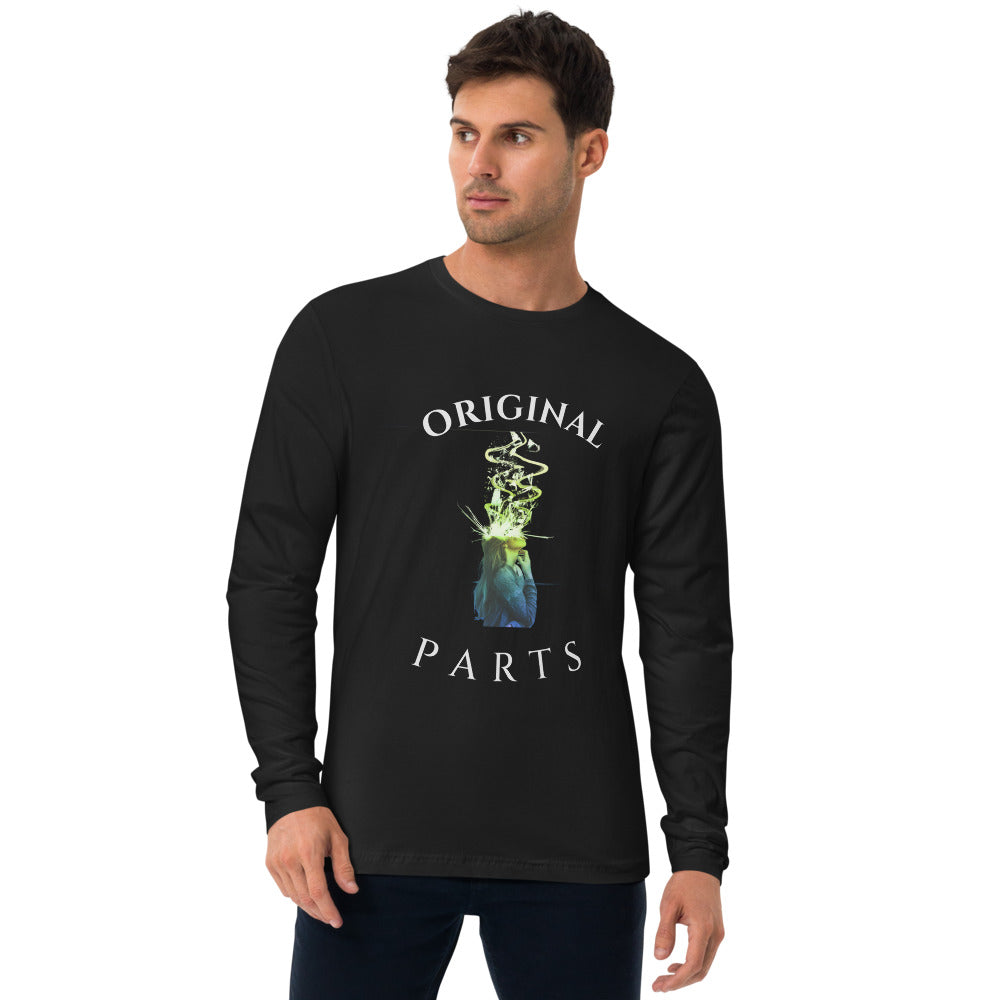 "Original Parts" - Long Sleeve Fitted Crew