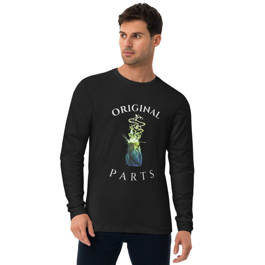 "Original Parts" - Long Sleeve Fitted Crew